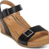 Aetrex Women's Lexa 1 Aetrex Women's Lexa -Englins Fine Footwear Store aetrex womens lexa quarter strap wedge black leather CK110W 45374.1714758921