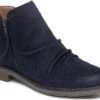 Aetrex Women's Mila Low Boot -Englins Fine Footwear Store aetrex womens mila low boot navy lb305w 53388.1714759054