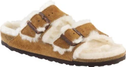 Birkenstock Arizona Shearling Lined -Englins Fine Footwear Store birkenstock arizona shearling lined mink natural suede 1001135 77322.1645837498