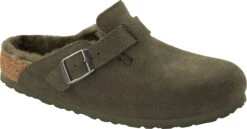 Birkenstock Boston Shearling Lined 15 Birkenstock Boston Shearling Lined -Englins Fine Footwear Store birkenstock boston shearling thyme suede 1025667 04930.1732657156