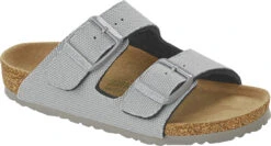 Birkenstock Children's Arizona Vegan -Englins Fine Footwear Store birkenstock childrens arizona vegan stone coin canvas 1022314 41702.1686255379