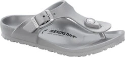 Birkenstock Children's Gizeh Essentials -Englins Fine Footwear Store birkenstock childrens gizeh metallic silver eva 1003497 30697.1585849502