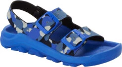 Birkenstock Children's Mogami 11 Birkenstock Children's Mogami -Englins Fine Footwear Store birkenstock childrens mogami camo ultra blue birko flor 1023616 02999.1686263419