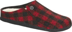 Englins Fine Footwear Store -Englins Fine Footwear Store birkenstock childrens zermatt shearling plaid red natural 1017798 36079.1638374327