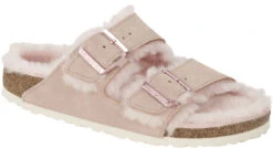 Birkenstock Arizona Shearling Lined -Englins Fine Footwear Store birkenstock unisex arizona shearling lined light rose natural suede 1020389 49668.1645837498