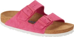 Birkenstock Arizona Soft Footbed -Englins Fine Footwear Store birkenstock unisex arizona soft footbed fuchsia tulip suede 1021442 28028.1700929796