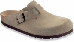 Birkenstock Boston Soft Footbed -Englins Fine Footwear Store birkenstock women boston soft footbed taupe suede 560773 93090.1729199744