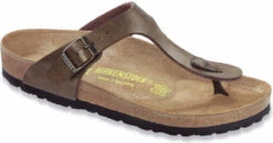 Birkenstock Women's Gizeh 18 Birkenstock Women's Gizeh -Englins Fine Footwear Store birkenstock women gizeh golden brown birko flor 14394 71965.1657894815