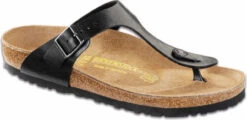 Birkenstock Women's Gizeh 21 Birkenstock Women's Gizeh -Englins Fine Footwear Store birkenstock women gizeh licorice birko flor 54195 81141.1657894816