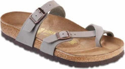 Birkenstock Women's Mayari -Englins Fine Footwear Store birkenstock women mayari stone birkibuc 71071 25256.1700620745