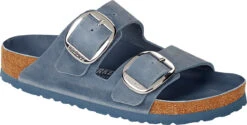 Birkenstock Women's Arizona Big Buckle -Englins Fine Footwear Store birkenstock womens arizona big buckle dusty blue oiled leather 1022325 84278.1645836298
