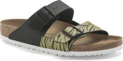 Birkenstock Women's Arizona Split -Englins Fine Footwear Store birkenstock womens arizona split zebra cork brown black birko flor 1024751 99861.1686262047