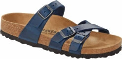Birkenstock Women's Franca -Englins Fine Footwear Store birkenstock womens franca blue oiled leather 1015932 54713.1657908582