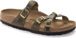 Birkenstock Women's Franca Braided -Englins Fine Footwear Store birkenstock womens franca braid olive green oiled leather 1023959 95813.1732890097