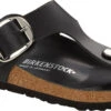 Birkenstock Women's Gizeh Big Buckle -Englins Fine Footwear Store birkenstock womens gizeh big buckle black leather 1018753 27947.1645634850