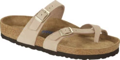 Birkenstock Women's Mayari Soft Footbed -Englins Fine Footwear Store birkenstock womens mayari soft footbed sandcastle nubuck 1022212 80758.1686306982