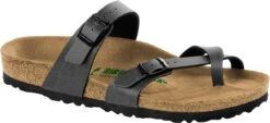 Birkenstock Women's Mayari Vegan -Englins Fine Footwear Store birkenstock womens mayari vegan anthracite pull up birko flor 1009512 48355.1657899283