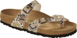 Birkenstock Women's Mayari Vegan -Englins Fine Footwear Store birkenstock womens mayari vegan printed mocha birko flor 1019602 82456.1657899282
