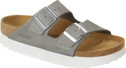 Birkenstock Women's Papillio Arizona Platform -Englins Fine Footwear Store birkenstock womens papillio arizona platform dove gray nubuck leather 1024625 32685.1686295746