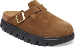 Birkenstock Women's Papillio Boston Chunky -Englins Fine Footwear Store birkenstock womens papillio boston chunky dark tea suede 1028402 40502.1758311304