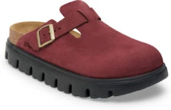 Birkenstock Women's Papillio Boston Chunky -Englins Fine Footwear Store birkenstock womens papillio boston chunky zinfandel suede 1030400 33730.1758311304