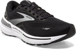 Brooks Men's Adrenaline GTS 23 -Englins Fine Footwear Store brooks mens adrenaline gts 23 black white silver 1103911d004 02982.1728922045