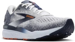 Brooks Men's Ghost 16 -Englins Fine Footwear Store brooks mens ghost 16 white peacoat orange 1104181d130 86516.1745439798
