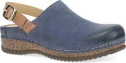 Dansko Merrin -Englins Fine Footwear Store dansko womens merrin blue burnished suede 9605545300 36763.1729190529