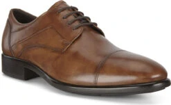 ECCO Men's Citytray Derby Cap Toe Tie