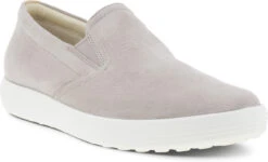 ECCO Women's Soft 7 Slip-On Sneaker -Englins Fine Footwear Store ecco womens soft 7 slip on sneaker grey rose powder 47049360604 56399.1687217920