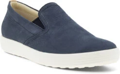 ECCO Women's Soft 7 Slip-On Sneaker -Englins Fine Footwear Store ecco womens soft 7 slip on sneaker marine powder 47049351056 24936.1687217921