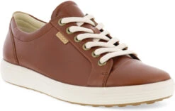 ECCO Women's Soft 7 Sneaker -Englins Fine Footwear Store ecco womens soft 7 sneaker cognac 43000301053 64840.1732124647