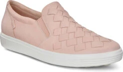 ECCO Women's Soft 7 Woven -Englins Fine Footwear Store ecco womens soft 7 woven rose dust 43045301118 47353.1567442533