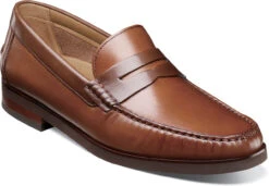Florsheim Berkley Flex Moc Toe Penny Loafer -Englins Fine Footwear Store florsheim mens berkley flex moc toe penny loafer cognac multi smooth 12195 229 79322.1619643365