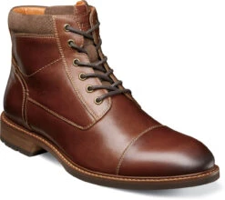 Florsheim Lodge Cap Toe Lace Up Boot -Englins Fine Footwear Store florsheim mens lodge cap toe lace up boot chestnut 14286 205 16484.1628279403