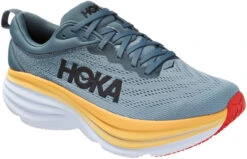Hoka Men's Bondi 8 -Englins Fine Footwear Store hoka mens bondi 8 goblin blue mountain spring 1123202 gbms 20920.1745426713