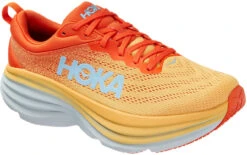 Hoka Men's Bondi 8 -Englins Fine Footwear Store hoka mens bondi 8 puffins bill amber yellow 1123202 pbay 39287.1745426713