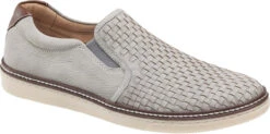 Johnston & Murphy McGuffey Woven Slip On -Englins Fine Footwear Store johnston murphy mcguffey woven slip on gray tumbled nubuck 25 2527 56419.1585196474
