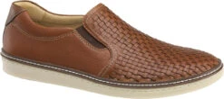 Johnston & Murphy McGuffey Woven Slip On -Englins Fine Footwear Store johnston murphy mcguffy woven slip on tan full grain 25 1382 74702.1585196474