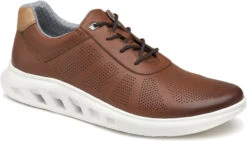 Johnston & Murphy Activate U-Throat -Englins Fine Footwear Store johnston murphy mens activate u throat tan full grain 25 3820 53262.1713559573