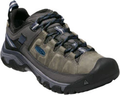 Keen Men's Targhee III Waterproof -Englins Fine Footwear Store keen mens targhee 3 waterproof steel grey captains blue 1017785 64557.1642018674