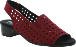 Munro Mickee -Englins Fine Footwear Store munro womens mickee red nubuck m427336 95532.1548257862