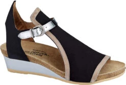 Naot Fiona -Englins Fine Footwear Store naot womens fiona black velvet khaki beige 5042 niy 35651.1624506005