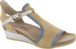 Naot Fiona -Englins Fine Footwear Store naot womens fiona nude nubuck feathery blue nubuck gold leather 5042 sgi 33419.1624506006