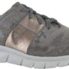 Naot Buzz -Englins Fine Footwear Store noat womens buzz gray marble suede radiant copper leather 18019 nvw 69066.1663906186