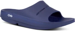 Oofos OOahh Slide Sandal -Englins Fine Footwear Store oofos ooahh slide sandal navy 1100nvy 80767.1744054305