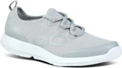 Oofos Women's OOmg Sport LS Shoe -Englins Fine Footwear Store oofos womens oomg sport ls shoe white gray 5076slate 77435.1744393422