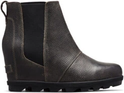 Sorel Women's Joan Of Arctic Wedge II Chelsea 9 Sorel Women's Joan Of Arctic Wedge II Chelsea -Englins Fine Footwear Store sorel womens joan of arctic wedge 2 chelsea quarry 1877101052 26454.1631556686