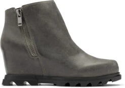 Sorel Women's Joan Of Arctic Wedge III Zip Bootie -Englins Fine Footwear Store sorel womens joan of arctic wedge 3 zip bootie quarry black 1985211052 66639.1659509520