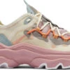 Sorel Women's Kinetic Breakthru Tech Lace Sneaker -Englins Fine Footwear Store sorel womens kinetic breakthru tech lace sneaker chalk eraser pink 1986291191 01411.1683364105